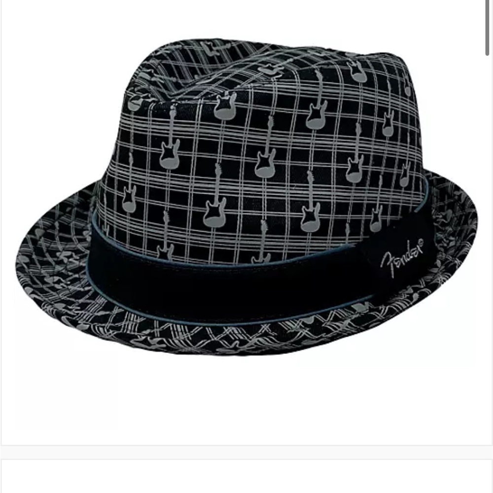 NWT Fender Fedora Axe Plaid S/M